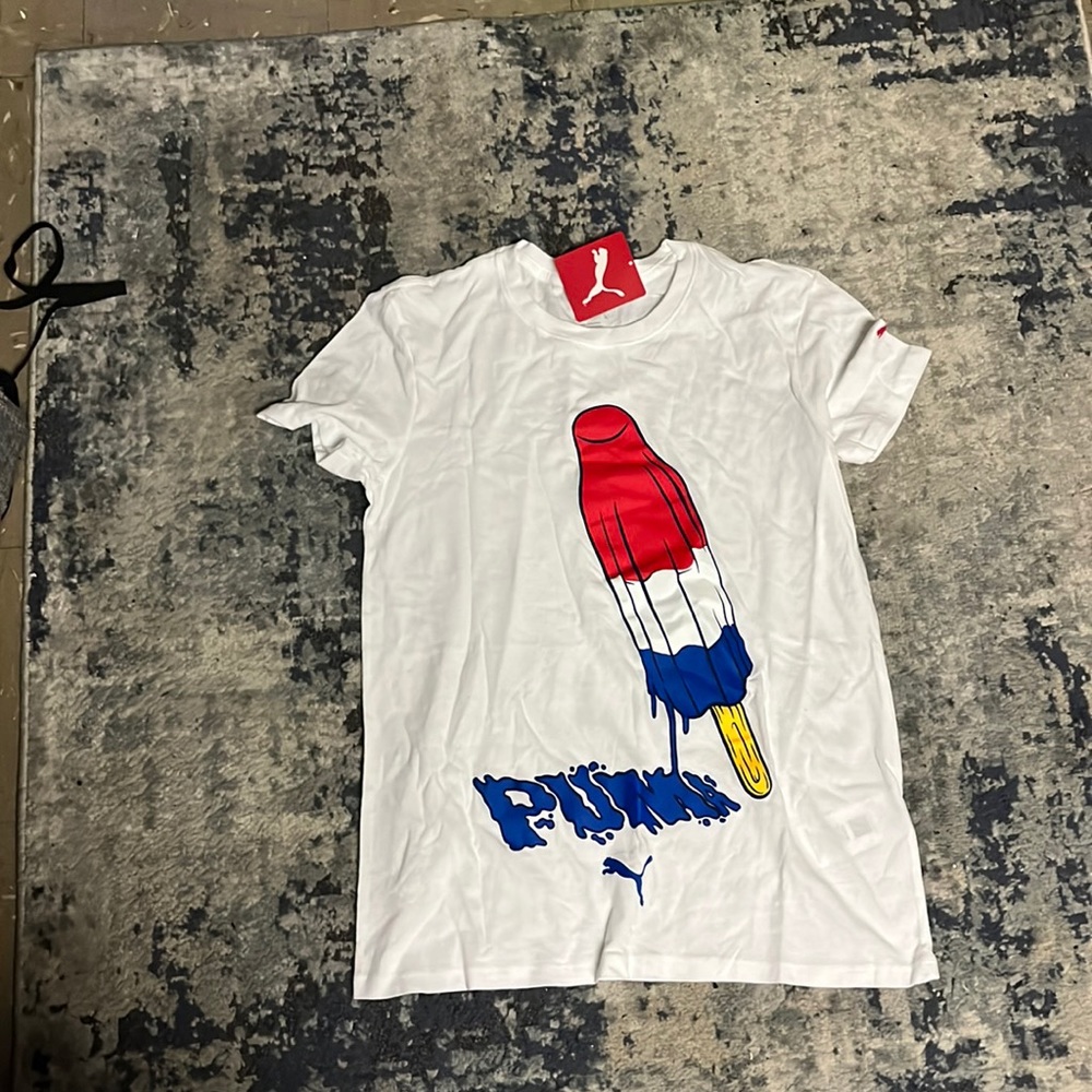 White Puma Shirt